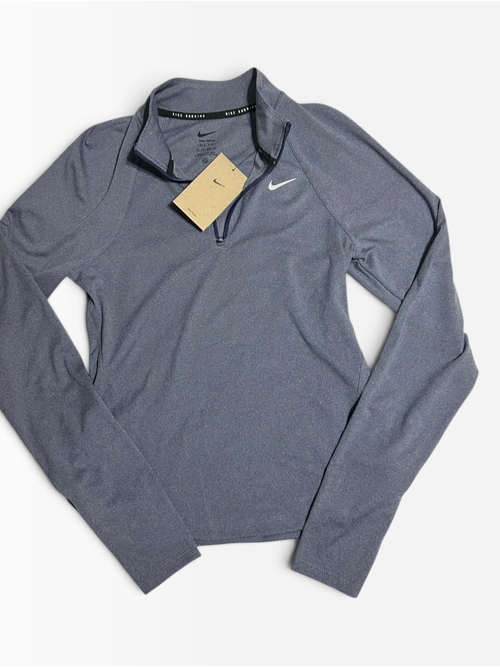 Nike Womens running tempo Quarter-Zip Performance Top